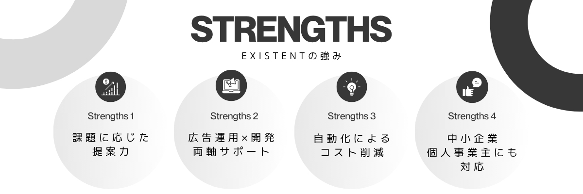EXISTENTの強み